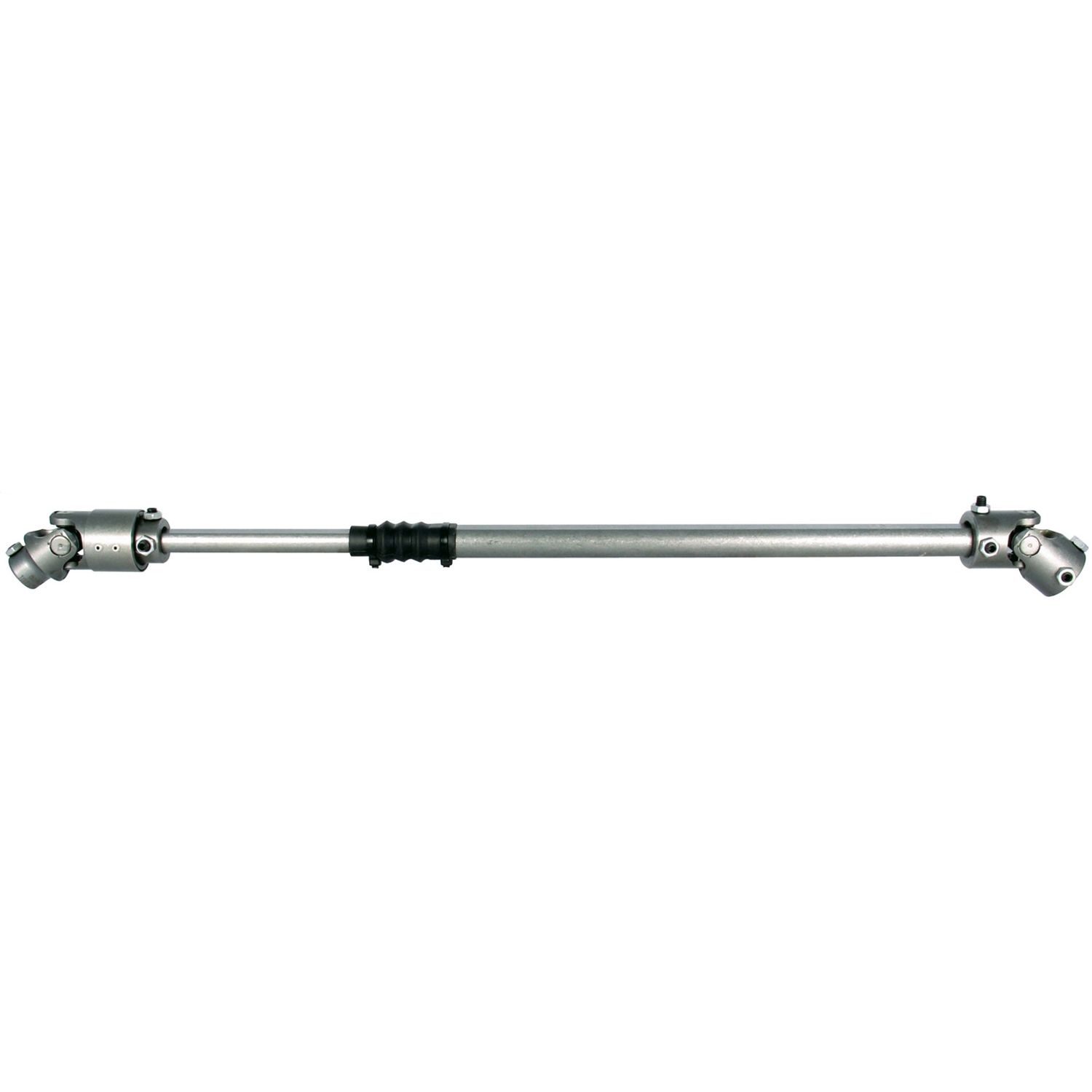 Borgeson - Steering Shaft - P/N: 000925 - 1987-1995 Jeep Wrangler heavy duty telescopic steel steering shaft. Connects from factory column to steering box. For Jeeps with power steering. Includes vibration reducer upgrade.
