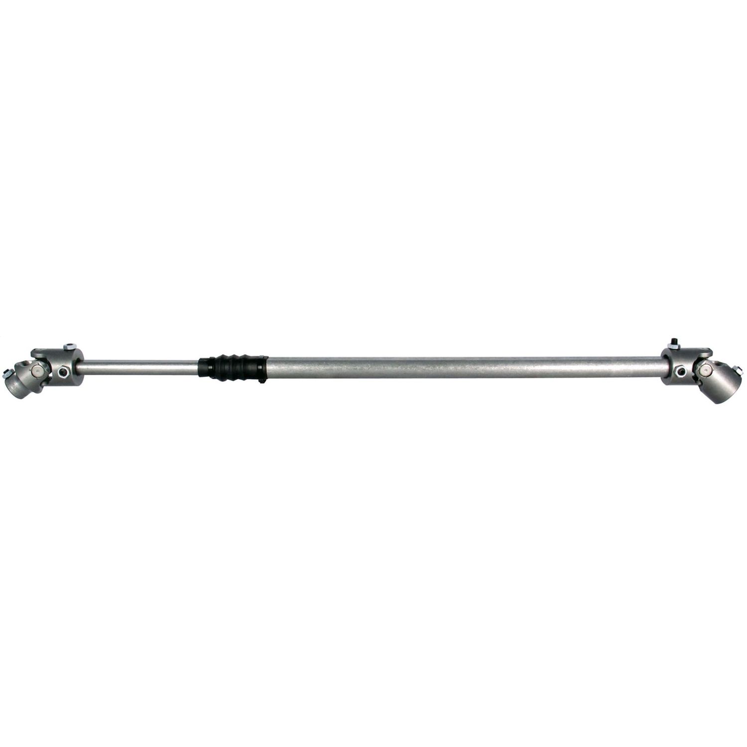 Borgeson - Steering Shaft - P/N: 000973 - 1966-1975 Ford Bronco heavy duty telescopic steel steering shaft. Connects from factory column to steering box. Extreme duty with two billet steel universal joints. Stock column requires modification for installation.