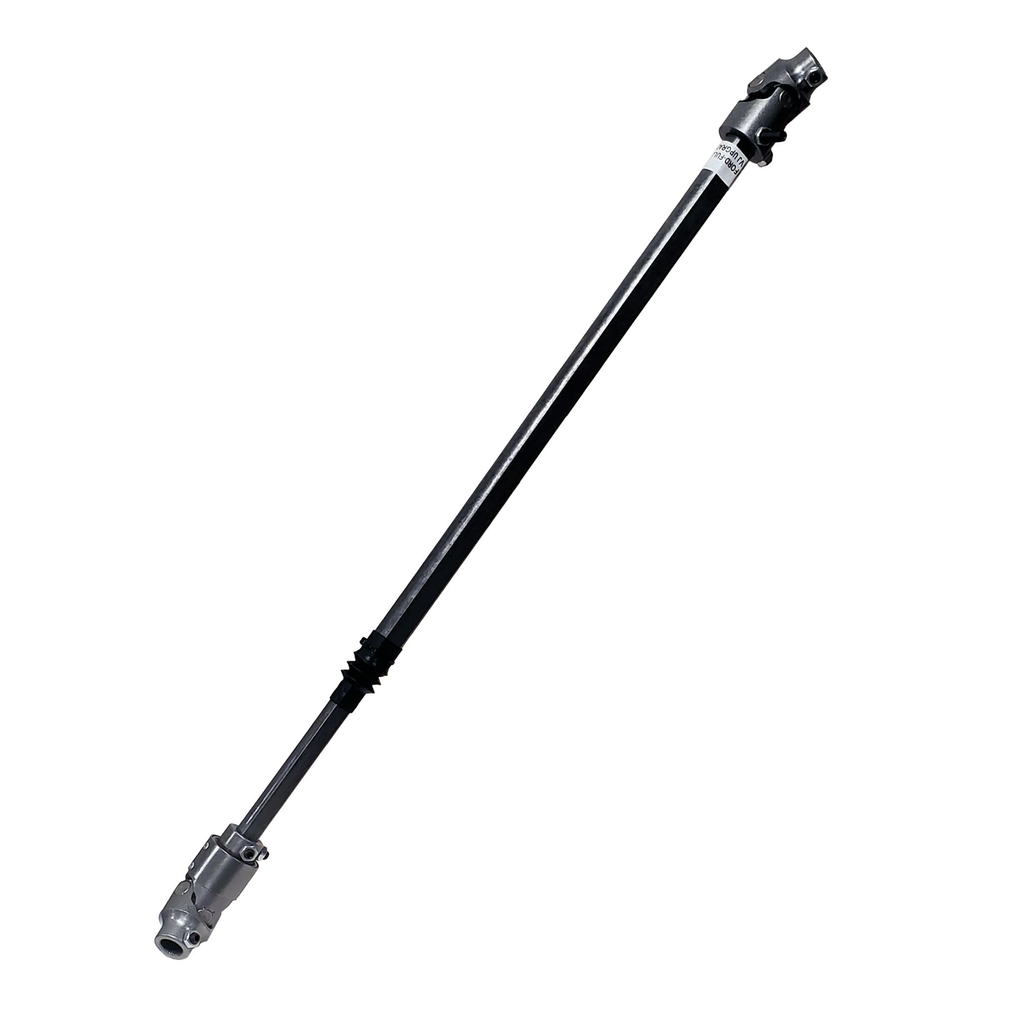 Borgeson - Steering Shaft - P/N: 000975 - 1970-1979 Ford truck heavy duty telescopic steel steering shaft. Connects from factory column to steering box. Extreme duty with billet steel universal joint and vibration reducer upgrade.