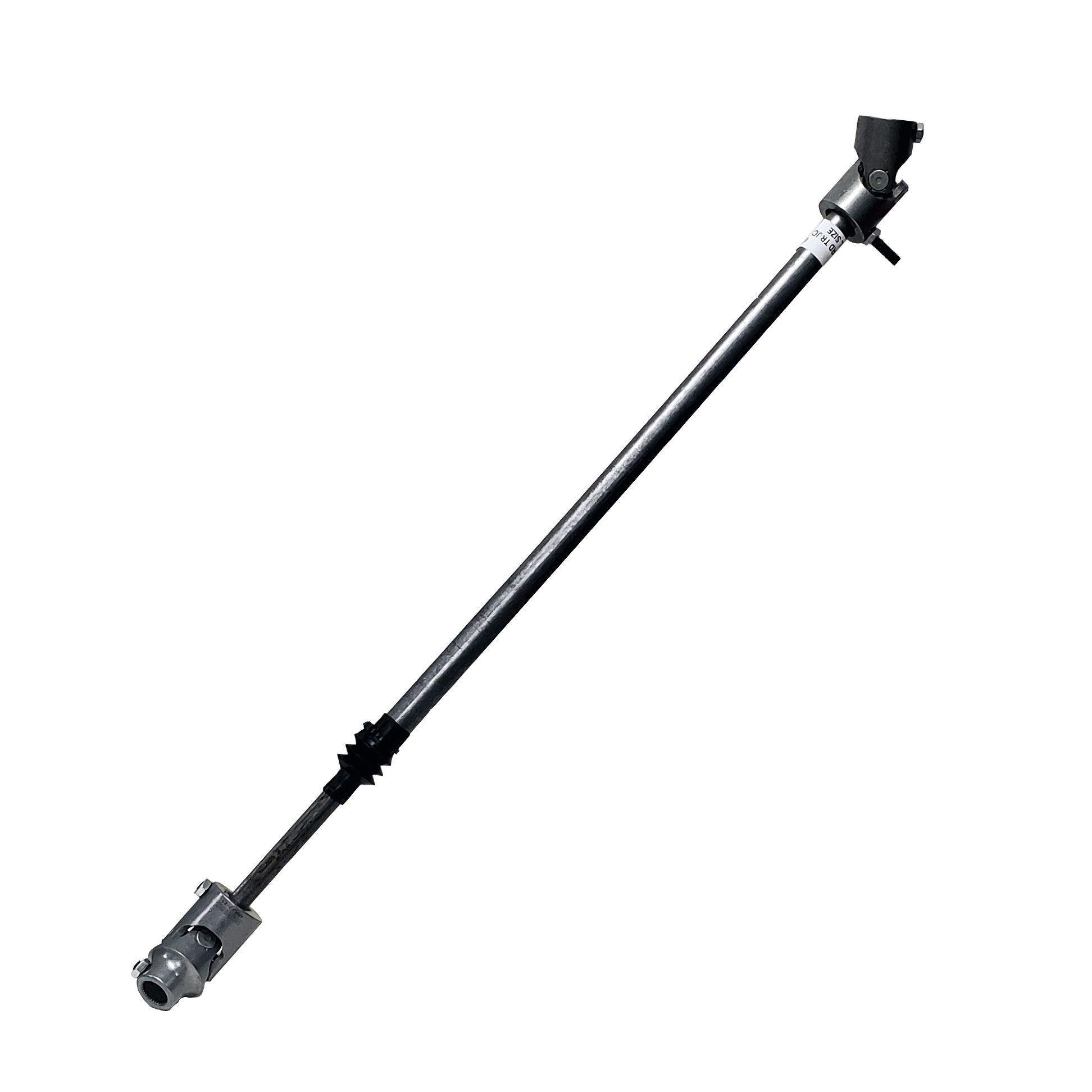 Borgeson - Steering Shaft - P/N: 000980 - 1980-1991 Ford truck heavy duty telescopic steel steering shaft. Connects from factory column to steering box. Extreme duty with two billet steel universal joints.