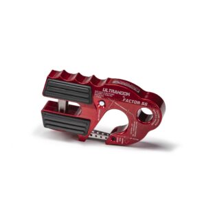 ULTRAHOOK WINCH HOOK WITH SHACKLE MOUNT -- RED