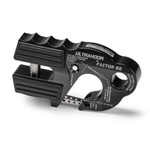 ULTRAHOOK WINCH HOOK WITH SHACKLE MOUNT -- BLACK