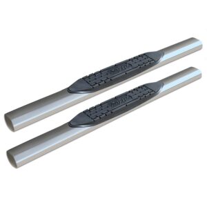 Raptor Series - 0703-0145M - 4 in Oval Steps Polished Stainless Steel - 04-14 Ford F-150 Regular Cab