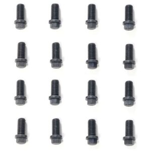 HEDMAN HEDDERS 3/8-16 X 1 HEADER BOLTS- BLACK OXIDE (16 PACK)