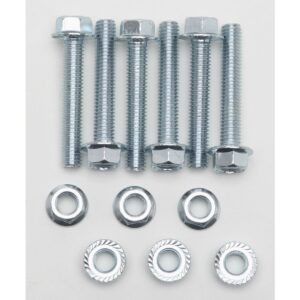 HEDMAN HEDDERS COLLECTOR BOLT KIT; FOR BALL AND SOCKET STYLE COLLECTOR- ZINC PLATED (6 PACK)
