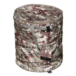 OFFGRID - 100000-CTC - Pop Up Trash Can Collapsible Reusable Outdoor Storage Bin Camouflage Polyester