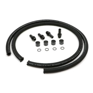 HAMBURGER'S PERFORMANCE PRODUCTS 60 IN. PREMIUM OIL LINES FOR HAMBURGER'S BILLET OIL FILTRATION KITS; 3/4 IN. I.D. HOSE; -12AN FITTINGS