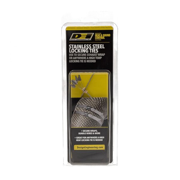 DEI 10202 Stainless-Steel Locking Ties 14" 5-Pack 010202
