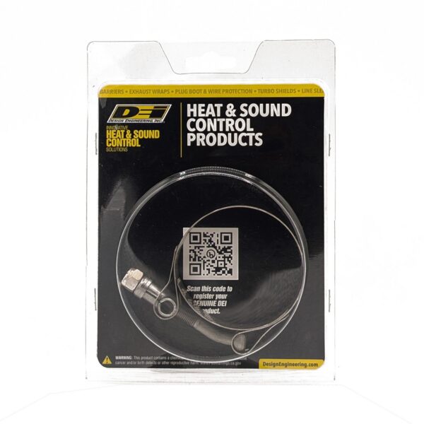 DEI 10214 Wide Band Stainless-Steel Clamp 2.25"-2.56" 010214