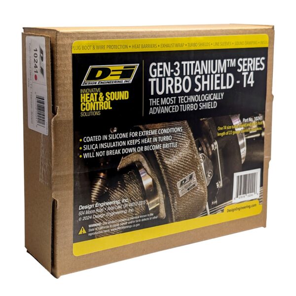 DEI 10241 Titanium Turbo Shield/Blanket GEN-3 T4 Shield 010241