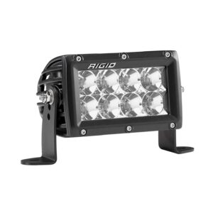 RIGID E-Series PRO LED Light, Flood Optic, 4 Inch, Black Housing