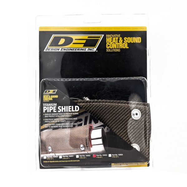 DEI 10453 Titanium Pipe Shield  4 in x 8 in. 010453