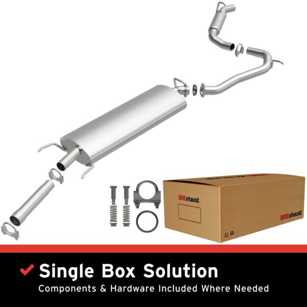 BRExhaust 2006-2012 Toyota RAV4 Direct-Fit Replacement Exhaust System