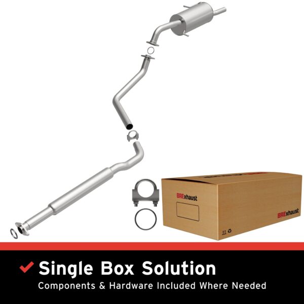 BRExhaust 1999-2003 Mazda Protege Direct-Fit Replacement Exhaust System