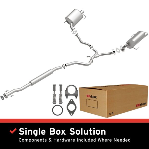 BRExhaust 2005-2007 Subaru Legacy 2.5L Direct-Fit Replacement Exhaust System