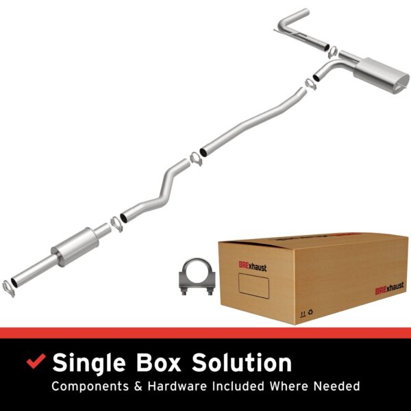 BRExhaust 2013-2018 Ford Fusion Direct-Fit Replacement Exhaust System