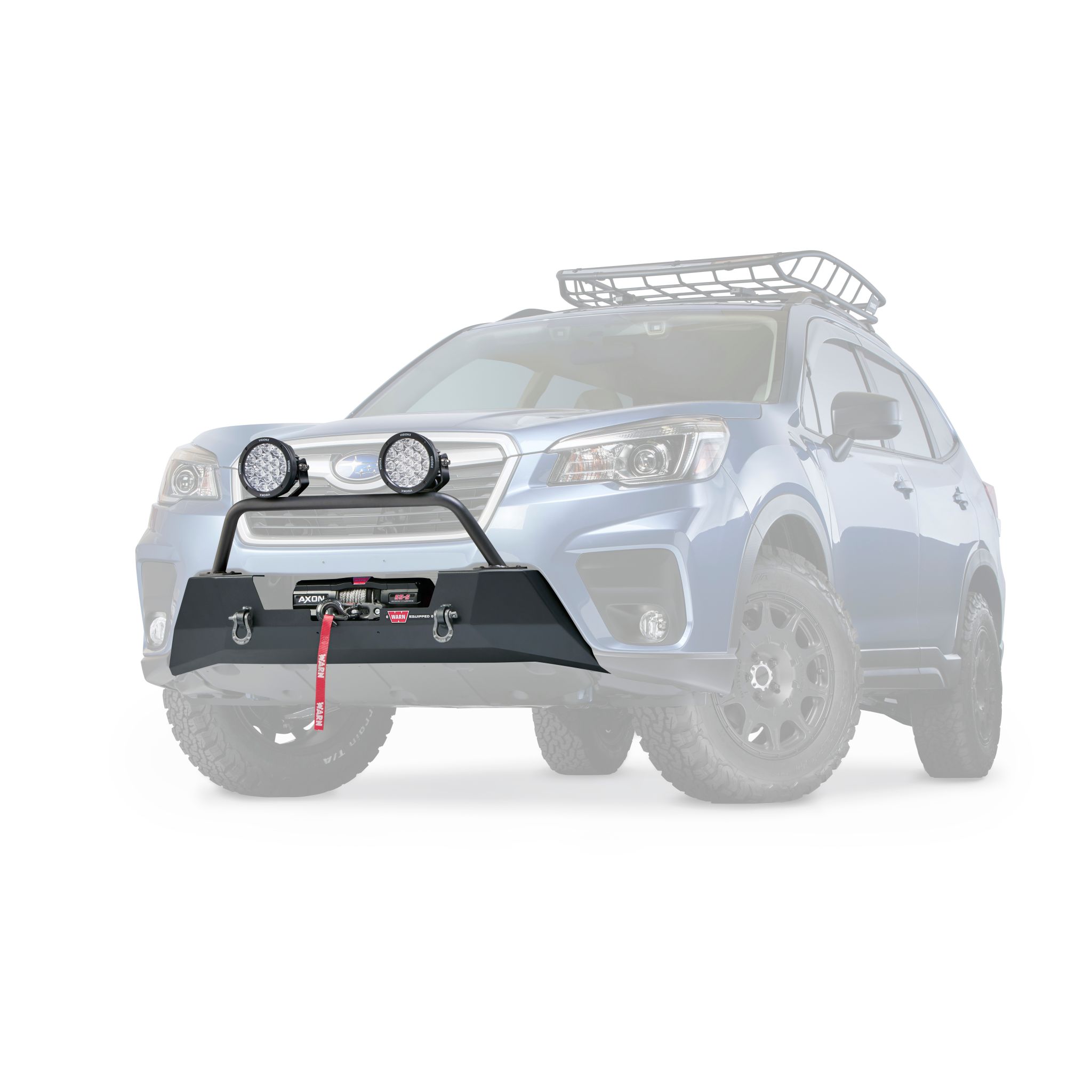 SEMI-HIDDEN WINCH MOUNT FOR SUBARU FORESTER