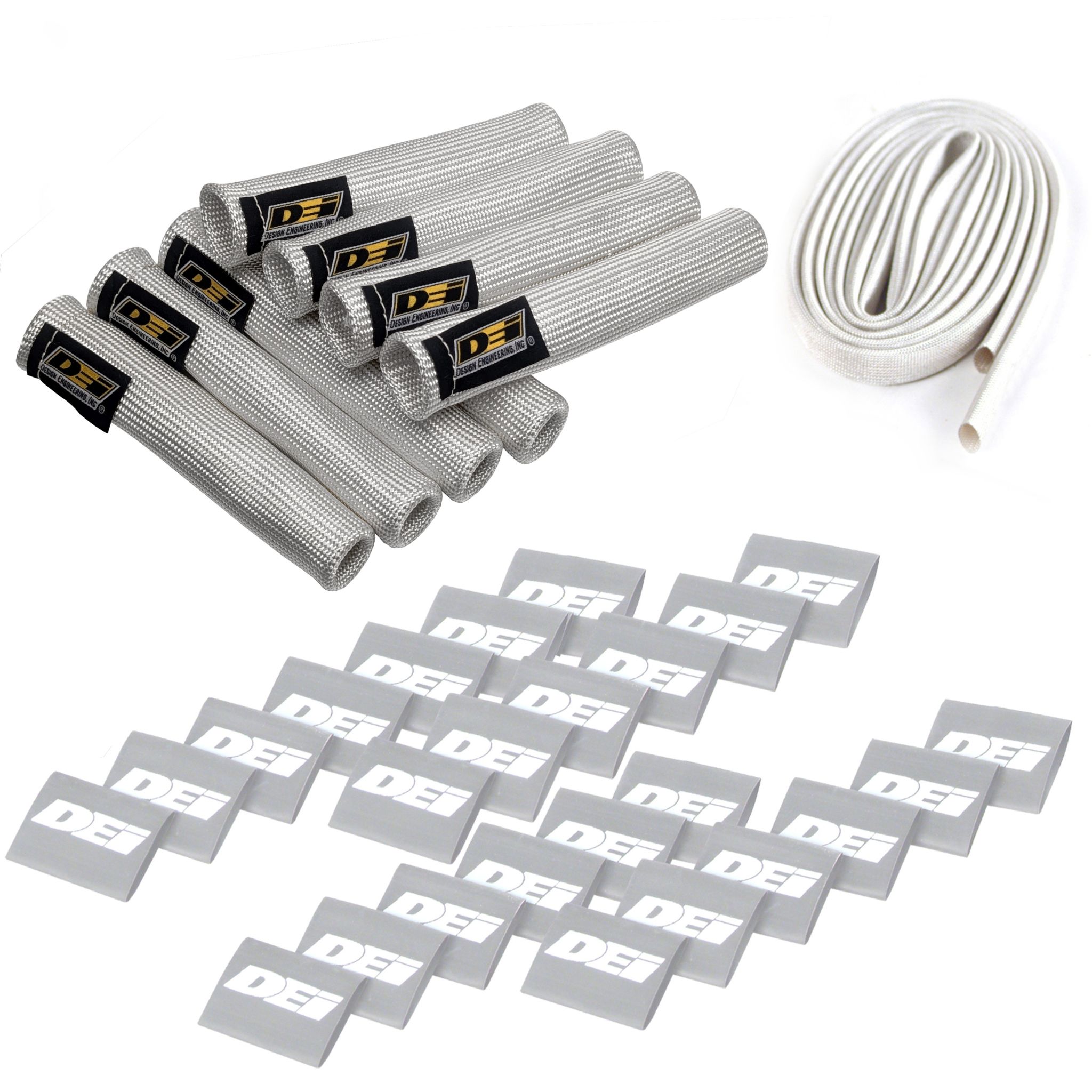 DEI 10702 Protect-A-Boot and Wire Kit Silver 8 Cylinder 010702
