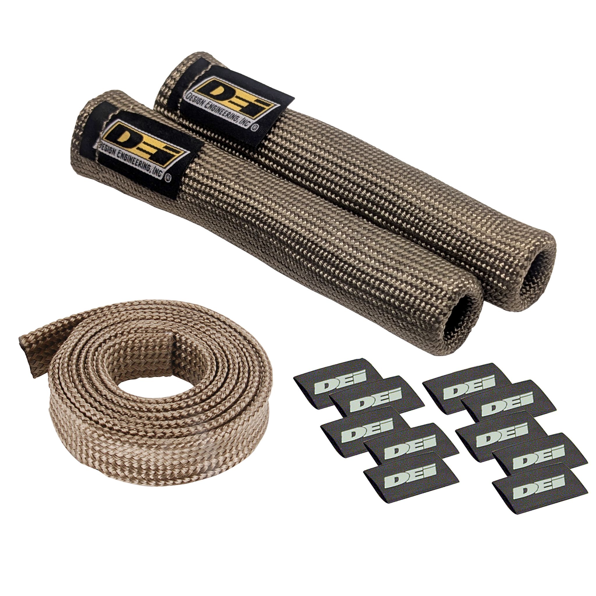 DEI 10704 Titanium Protect-A-Boot and Wire Kit 2 Cylinder 010704