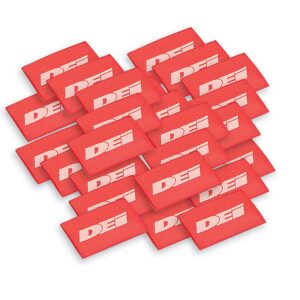 DEI 10821 Spark Plug Wire / Boot Shrink Tubes 12mm x 1.5" Red 010821
