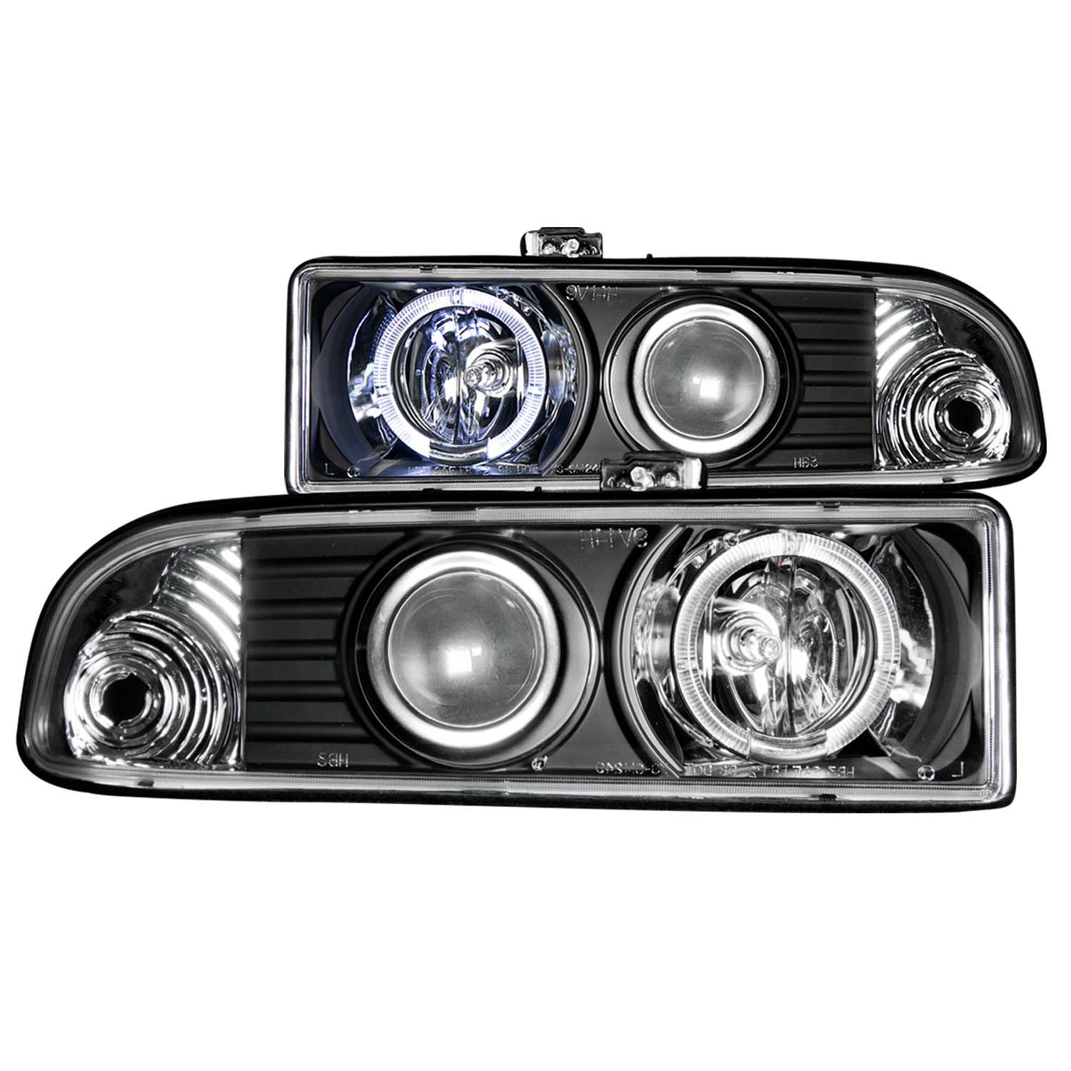 Projector Headlight Set w/Halo