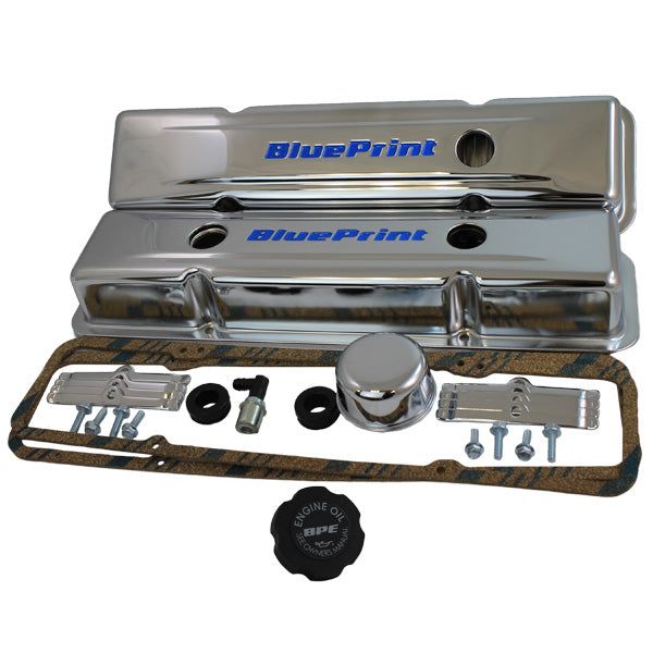BluePrint Engine Small Block Chevy Valve Cover Kit