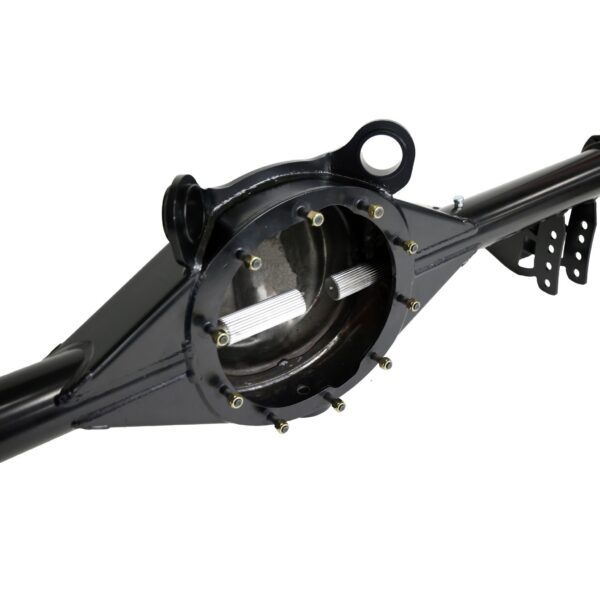 Ford 9" housing and axles, satin black, narrowed width (57.25"), 64-72 A-Body.