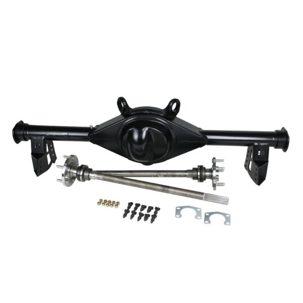 Ford 9" housing and axles, satin black, narrowed width (57.25"), 64-72 A-Body.