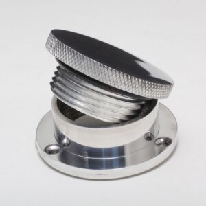 HAMBURGER'S PERFORMANCE PRODUCTS UNIVERSAL ALUMINUM VALVE COVER BUNG WITH CAP