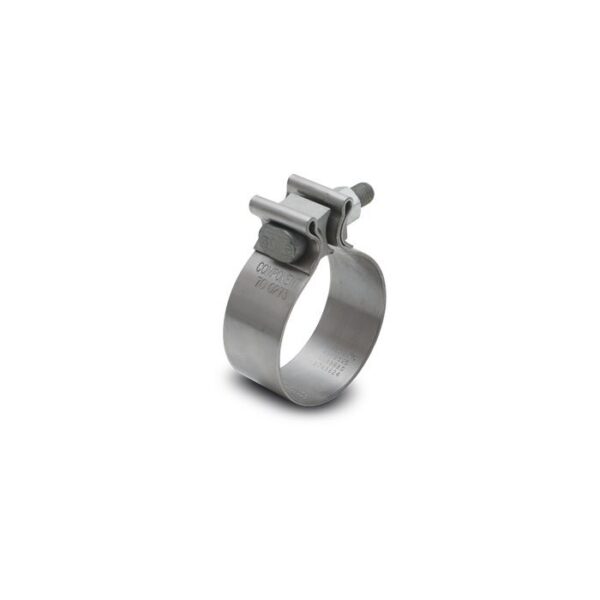 Stainless Steel Seal Clamp for 2" O.D. Tubing (1.25" Wide Band)