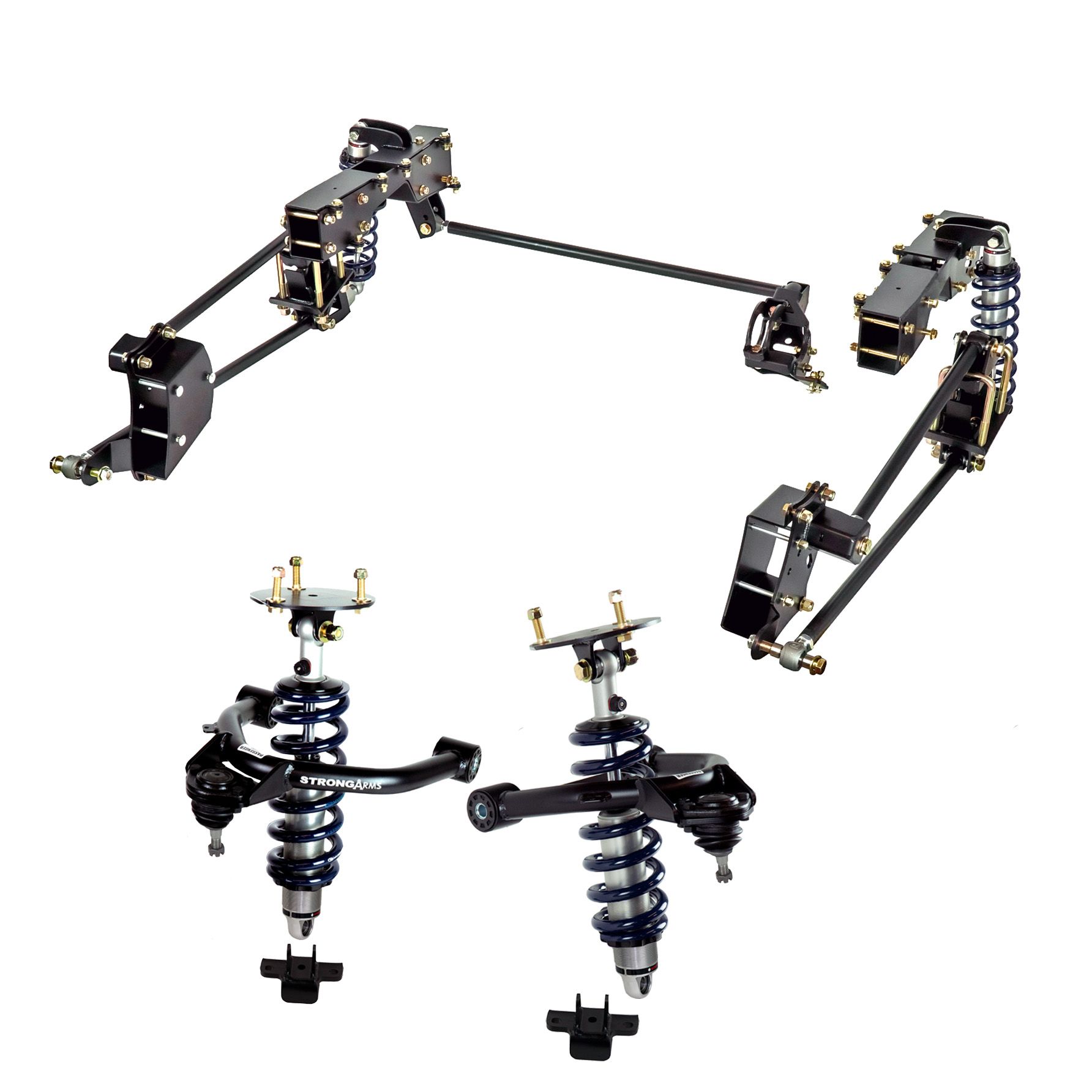 HQ Coil-Over System for 2014-2018 GM 1500 2WD w/ OE stamped steel or alu. arms.
