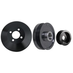 Ford 4.6L Mustang GT (96-04) & Cobra (96-99) with SFI Damper Pulley Kit - Black