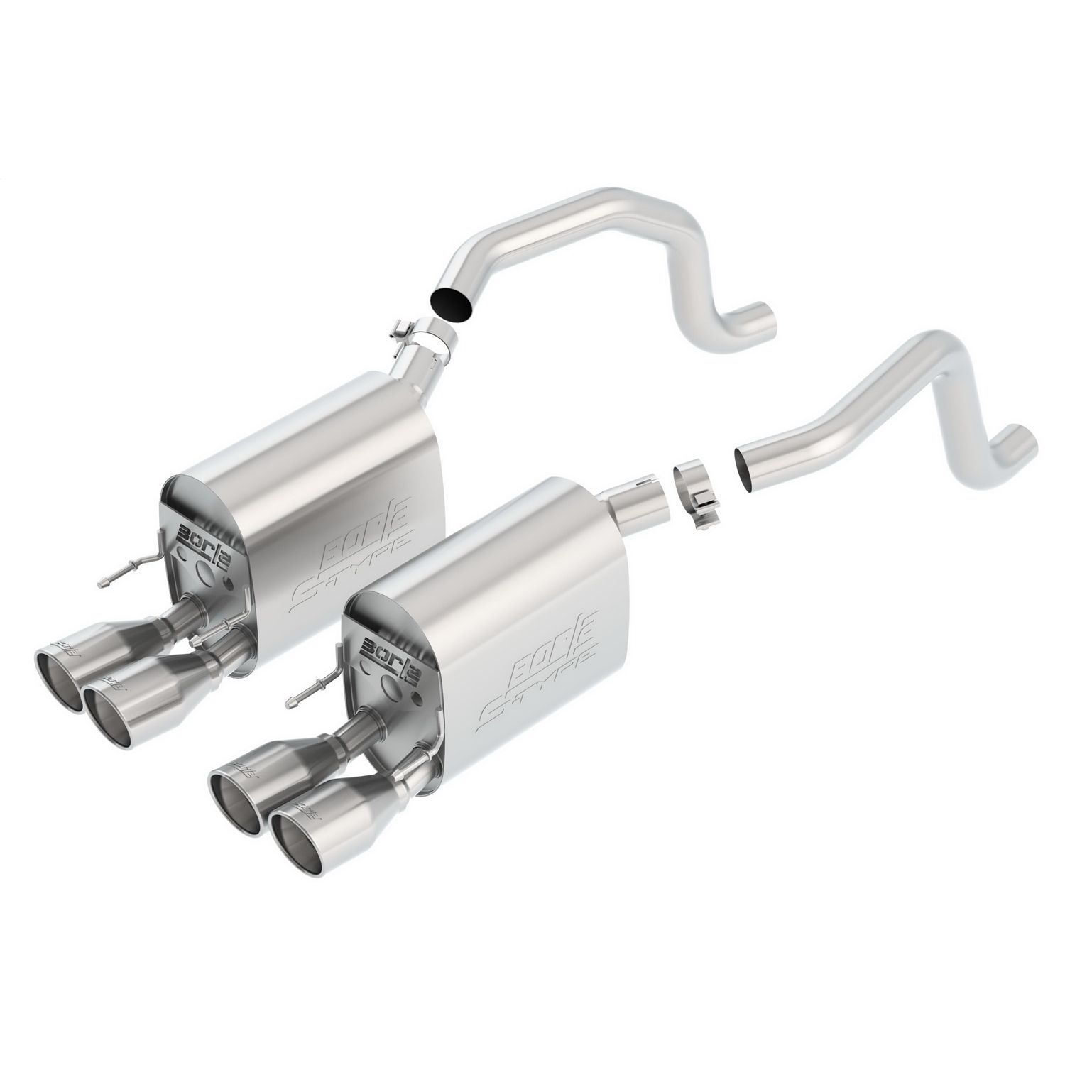 2009-2013 Chevrolet Corvette C6 Axle-Back Exhaust System S-Type II