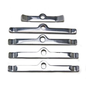 HAMBURGER'S PERFORMANCE PRODUCTS HAMBURGER'S OIL PAN SPREADER BAR KIT; 1955-78 SB CHEVY- CHROME