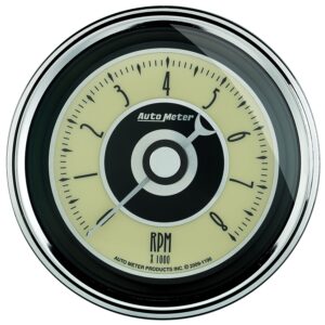 3-3/8 in. IN-DASH TACHOMETER, 0-8,000 RPM, CRUISER AD