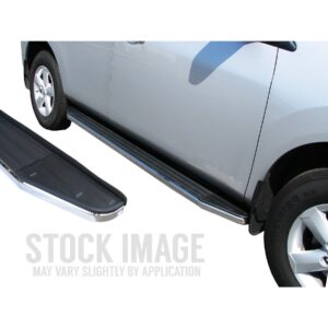 Steelcraft - STX100 Running Boards - Black/Stainless Trim - 115510