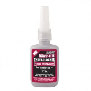 Vibra-TITE Threadlocker, High Strength, 10ml Bottle.