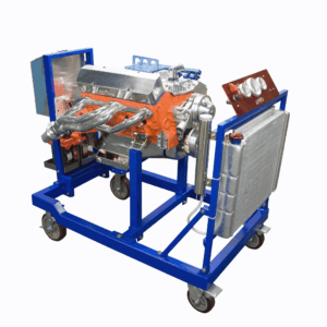 Engine Test Stand And Accessory Kit, Steel, Blue Powdercoat.