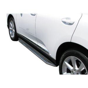 Steelcraft - STX100 Running Boards - Black/Stainless Trim - 133150