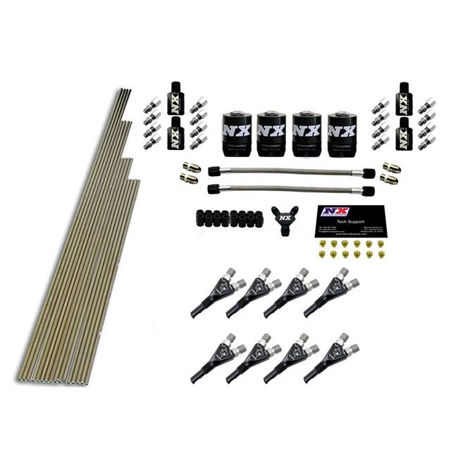 Nitrous Express 8-CYL SHARK NOZZLE INTAKE PLUMBING KIT (INCL. ALL NECESSARY HARDWARE)