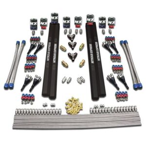 Nitrous Express 8-CYL SX2 NOZZLE INTAKE PLUMBING KIT (INCL. ALL NECESSARY HARDWARE)