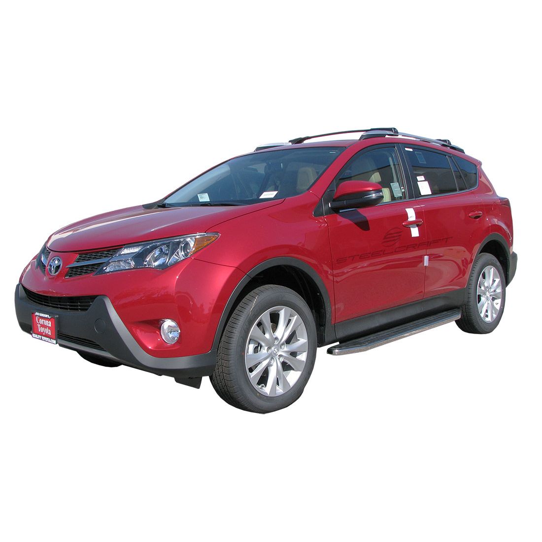 Steelcraft - STX100 Running Boards - Black/Stainless Trim - 135000