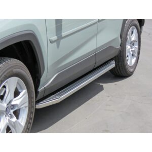 Steelcraft - STX100 Running Boards - Black/Stainless Trim - 135190