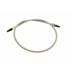 Stainless Steel Braided Line: Double -4 AN: Female: 18 in.