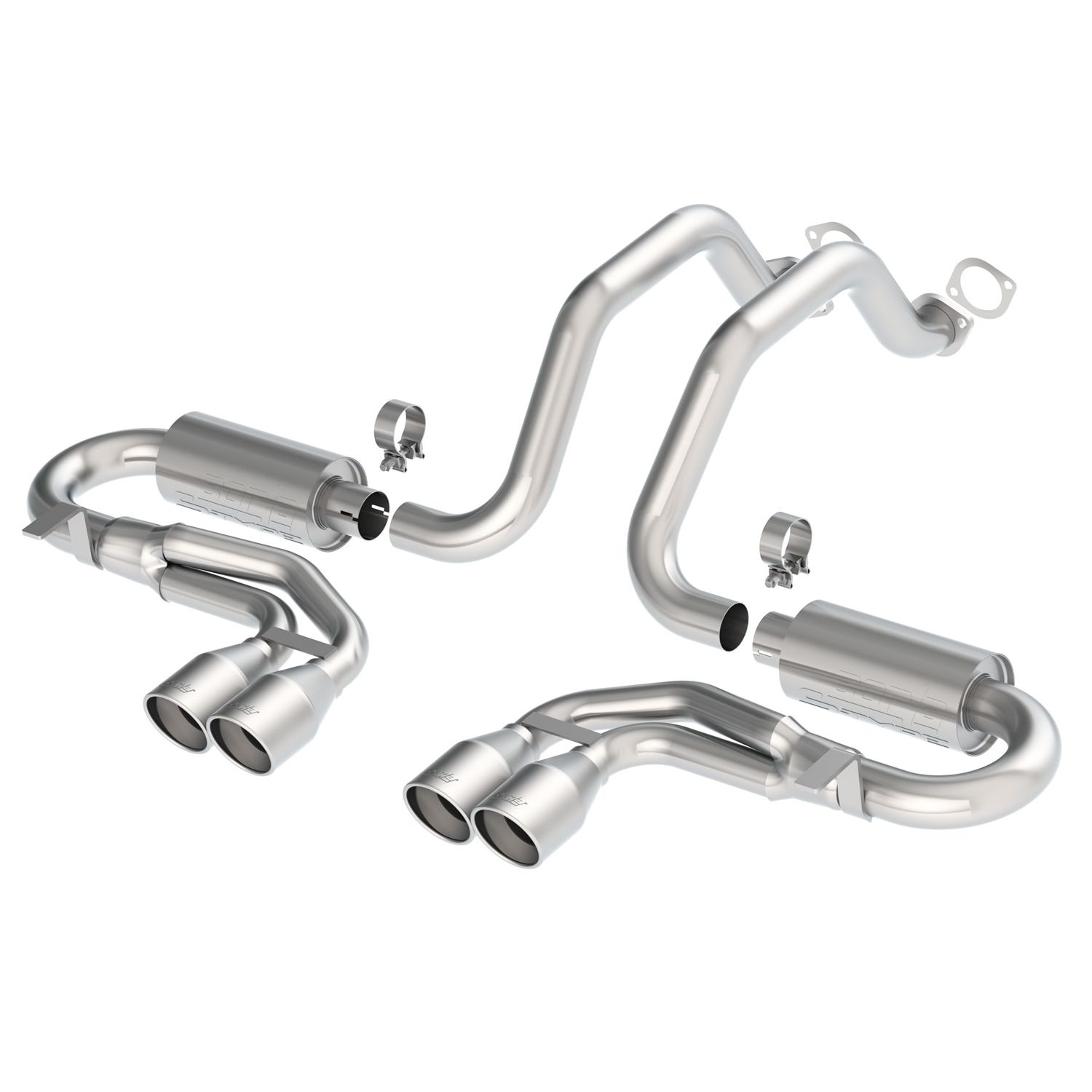 1997-2004 Chevrolet Corvette/ Corvette Z06 C5 Cat-Back Exhaust System S-Type Classic