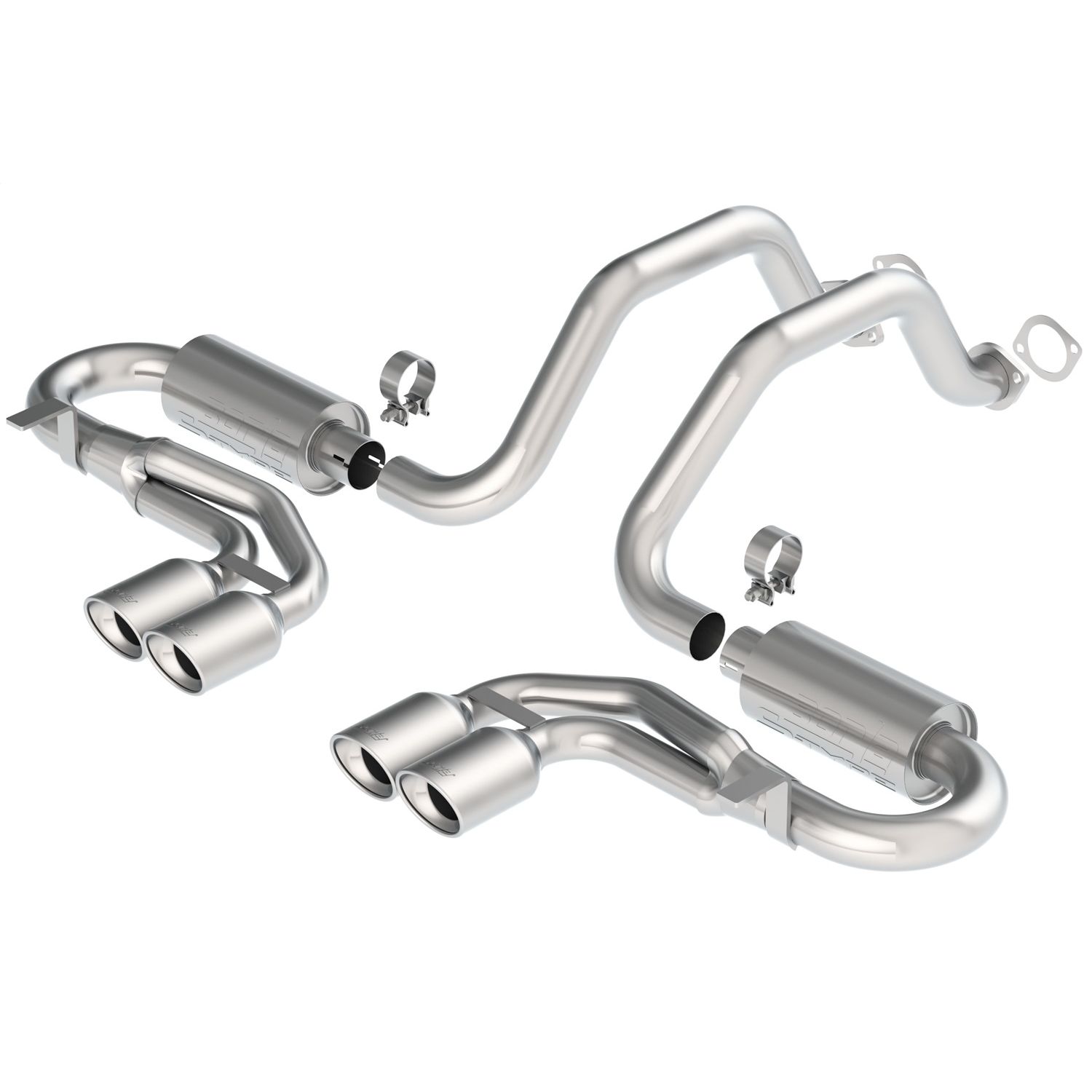1997-2004 Chevrolet Corvette/ Corvette Z06 C5 Cat-Back Exhaust System S-Type Classic