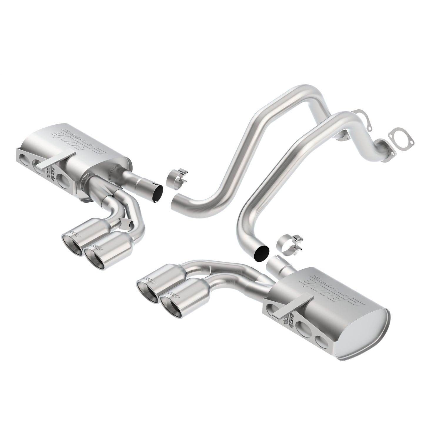 1997-2004 Chevrolet Corvette/ Corvette Z06 C5 Cat-Back Exhaust System S-Type II