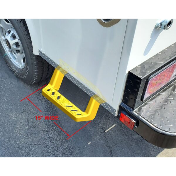 Carr - 150101-1 - Underbody Access Step - XP3 Black Powder Coat - Single
