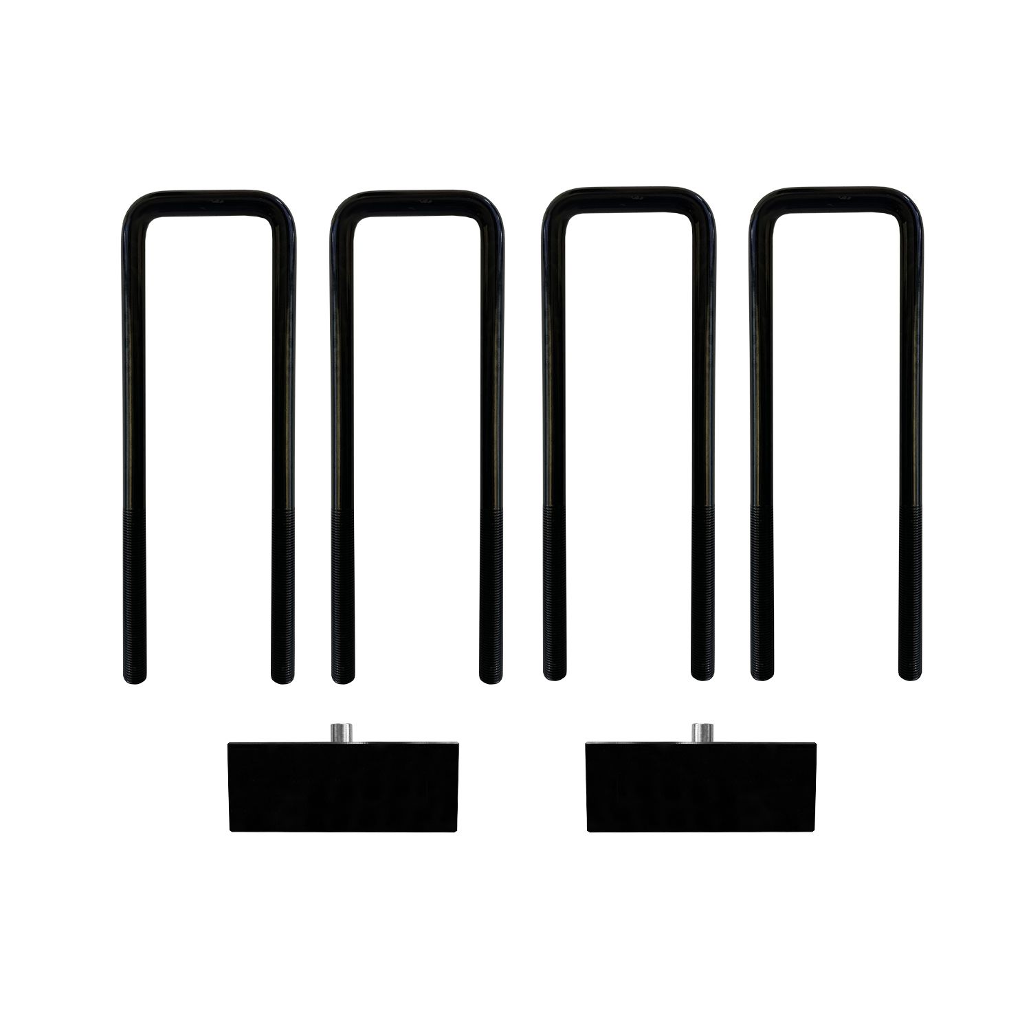 RSO Suspension - 150107-424502 - Rear Aluminum Leaf Spring Lift Block 2in Black  - 05-23 Toyota Tacoma