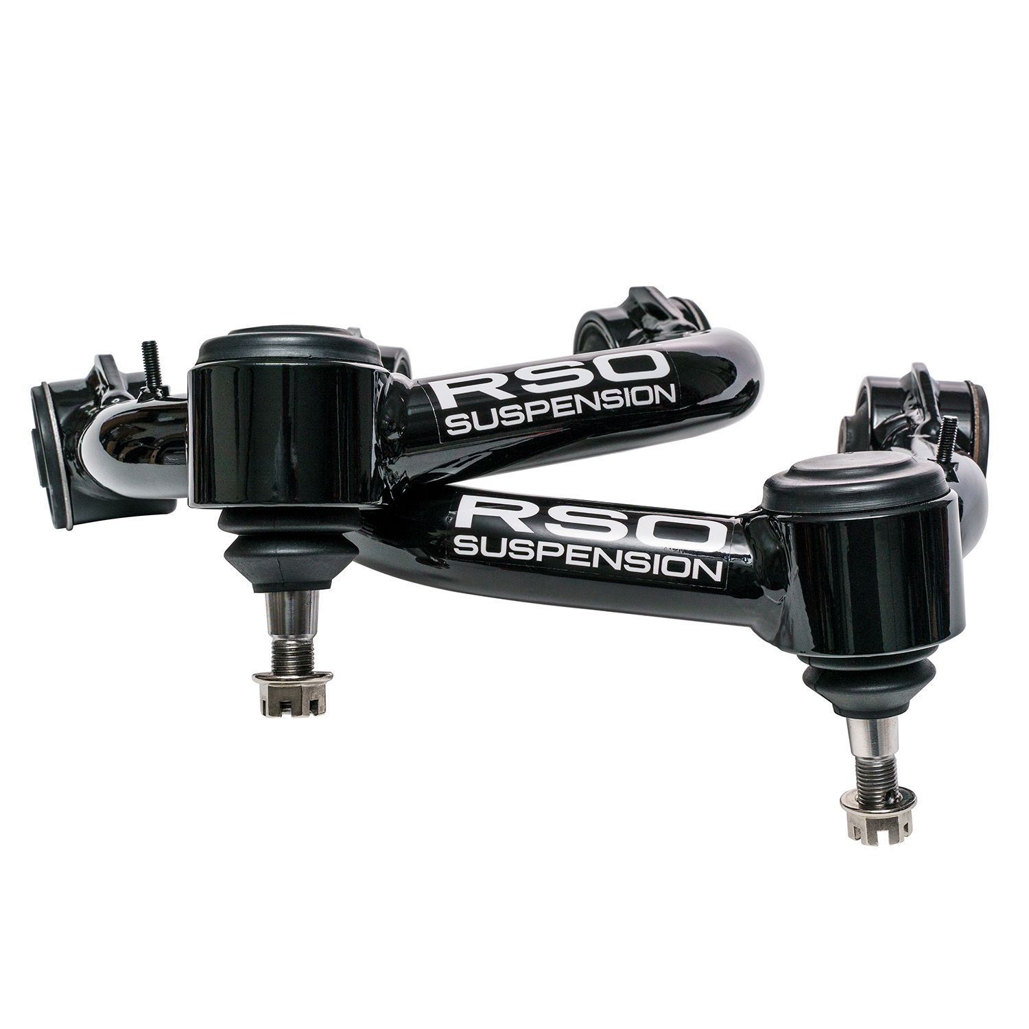 RSO Suspension - 150307-438300 - Front Upper Control Arms Tubular Steel 2-4in Lift Black Powder Coated - 03-23 Toyota 4Runner, 07-14 FJ Cruiser, 03-09 Lexus GX470, 10-23 GX460